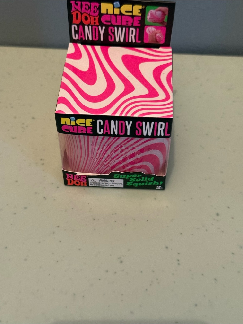 Candy Swirl Stress Toy - Pink